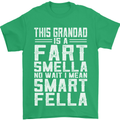 Grandad Is a Fart Smella Funny Fathers Day Mens T-Shirt Cotton Gildan Irish Green