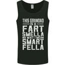 Grandad Is a Fart Smella Funny Fathers Day Mens Vest Tank Top Black
