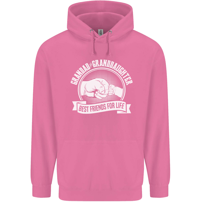 Grandad & Granddaughter Best Friends Mens 80% Cotton Hoodie Azelea