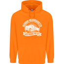 Grandad & Granddaughter Best Friends Mens 80% Cotton Hoodie Orange