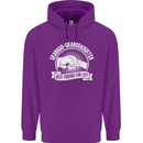 Grandad & Granddaughter Best Friends Mens 80% Cotton Hoodie Purple