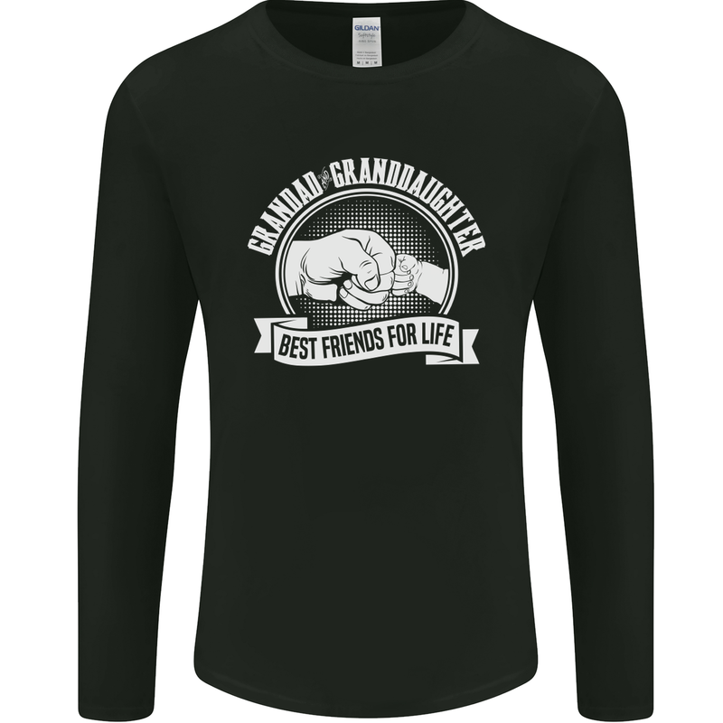 Grandad & Granddaughter Best Friends Mens Long Sleeve T-Shirt Black