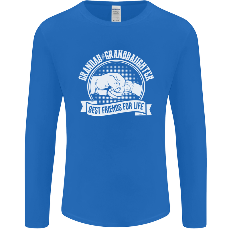 Grandad & Granddaughter Best Friends Mens Long Sleeve T-Shirt Royal Blue