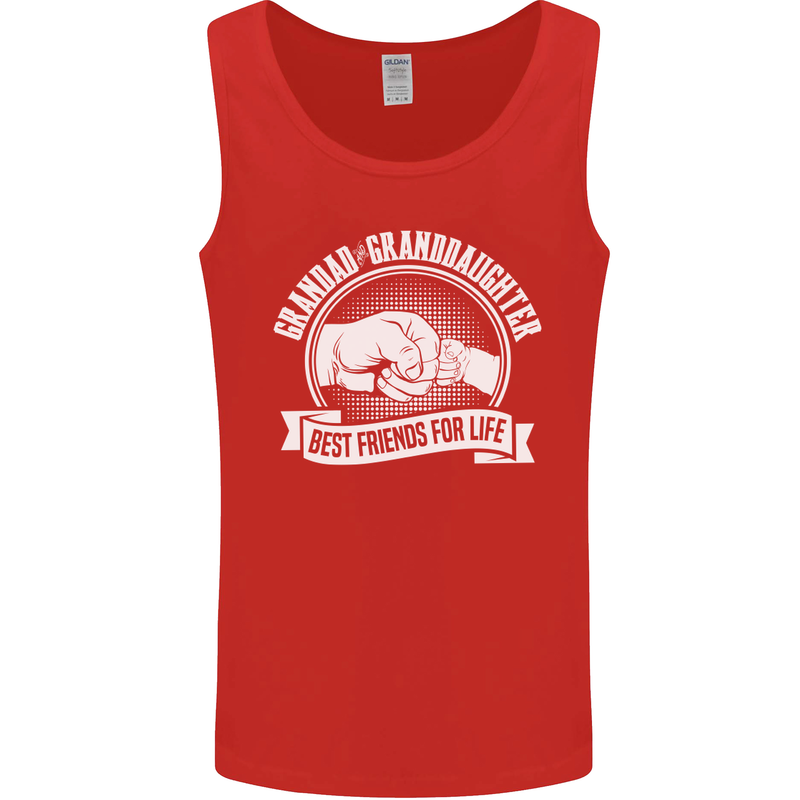 Grandad & Granddaughter Best Friends Mens Vest Tank Top Red