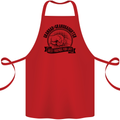 Grandad & Granddaughter Grandparent's Day Cotton Apron 100% Organic Red