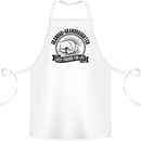 Grandad & Granddaughter Grandparent's Day Cotton Apron 100% Organic White