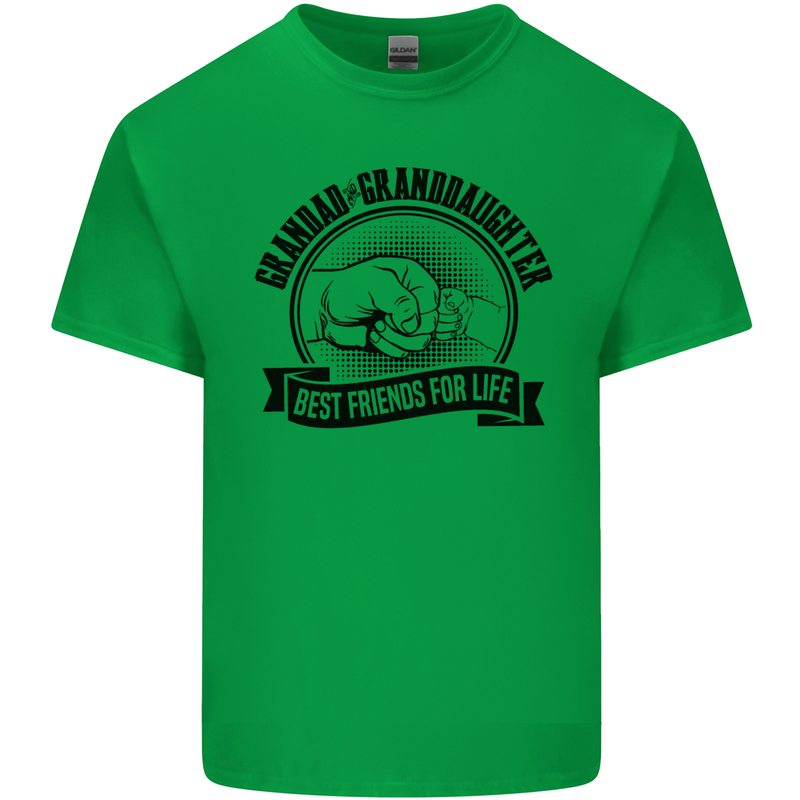 Grandad & Granddaughter Grandparent's Day Kids T-Shirt Childrens Irish Green