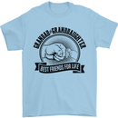 Grandad & Granddaughter Grandparent's Day Mens T-Shirt Cotton Gildan Light Blue