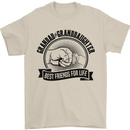 Grandad & Granddaughter Grandparent's Day Mens T-Shirt Cotton Gildan Sand
