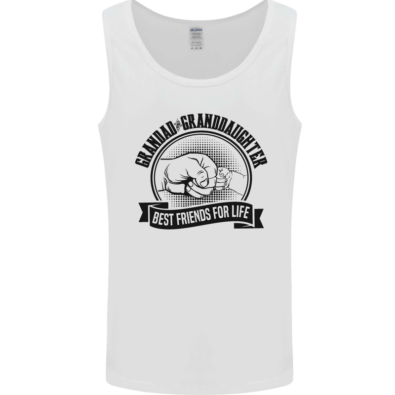 Grandad & Granddaughter Grandparent's Day Mens Vest Tank Top White