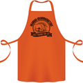 Grandad & Granddaughters Grandparent's Day Cotton Apron 100% Organic Orange