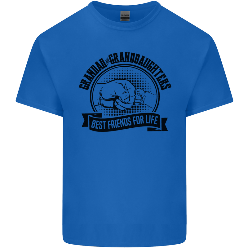 Grandad & Granddaughters Grandparent's Day Kids T-Shirt Childrens Royal Blue