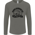 Grandad & Granddaughters Grandparent's Day Mens Long Sleeve T-Shirt Charcoal