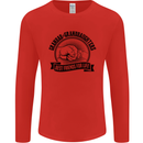 Grandad & Granddaughters Grandparent's Day Mens Long Sleeve T-Shirt Red