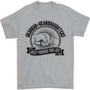 Grandad & Granddaughters Grandparent's Day Mens T-Shirt Cotton Gildan Sports Grey