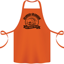Grandad & Grandson Grandparent's Day Cotton Apron 100% Organic Orange