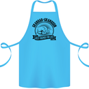 Grandad & Grandson Grandparent's Day Cotton Apron 100% Organic Turquoise