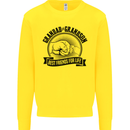Grandad & Grandson Grandparent's Day Kids Sweatshirt Jumper Yellow