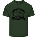 Grandad & Grandson Grandparent's Day Mens Cotton T-Shirt Tee Top Forest Green