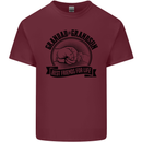 Grandad & Grandson Grandparent's Day Mens Cotton T-Shirt Tee Top Maroon