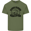Grandad & Grandson Grandparent's Day Mens Cotton T-Shirt Tee Top Military Green