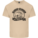 Grandad & Grandson Grandparent's Day Mens Cotton T-Shirt Tee Top Sand