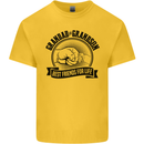 Grandad & Grandson Grandparent's Day Mens Cotton T-Shirt Tee Top Yellow