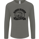 Grandad & Grandson Grandparent's Day Mens Long Sleeve T-Shirt Charcoal