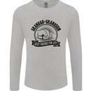Grandad & Grandson Grandparent's Day Mens Long Sleeve T-Shirt Sports Grey