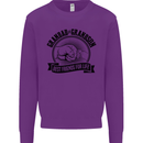 Grandad & Grandson Grandparent's Day Mens Sweatshirt Jumper Purple