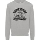 Grandad & Grandson Grandparent's Day Mens Sweatshirt Jumper Sports Grey