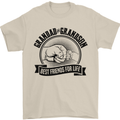 Grandad & Grandson Grandparent's Day Mens T-Shirt Cotton Gildan Sand