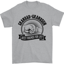 Grandad & Grandson Grandparent's Day Mens T-Shirt Cotton Gildan Sports Grey