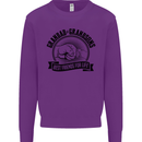 Grandad & Grandsons Grandparent's Day Kids Sweatshirt Jumper Purple