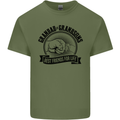 Grandad & Grandsons Grandparent's Day Mens Cotton T-Shirt Tee Top Military Green