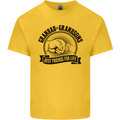 Grandad & Grandsons Grandparent's Day Mens Cotton T-Shirt Tee Top Yellow