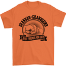 Grandad & Grandsons Grandparent's Day Mens T-Shirt Cotton Gildan Orange