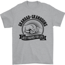 Grandad & Grandsons Grandparent's Day Mens T-Shirt Cotton Gildan Sports Grey