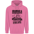 Grandad and Granddaughter Grandparent's Day Childrens Kids Hoodie Azalea