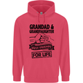 Grandad and Granddaughter Grandparent's Day Childrens Kids Hoodie Heliconia