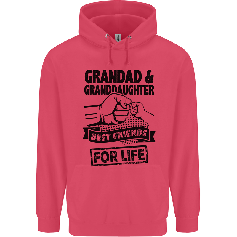 Grandad and Granddaughter Grandparent's Day Childrens Kids Hoodie Heliconia