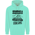 Grandad and Granddaughter Grandparent's Day Childrens Kids Hoodie Peppermint
