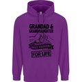 Grandad and Granddaughter Grandparent's Day Childrens Kids Hoodie Purple