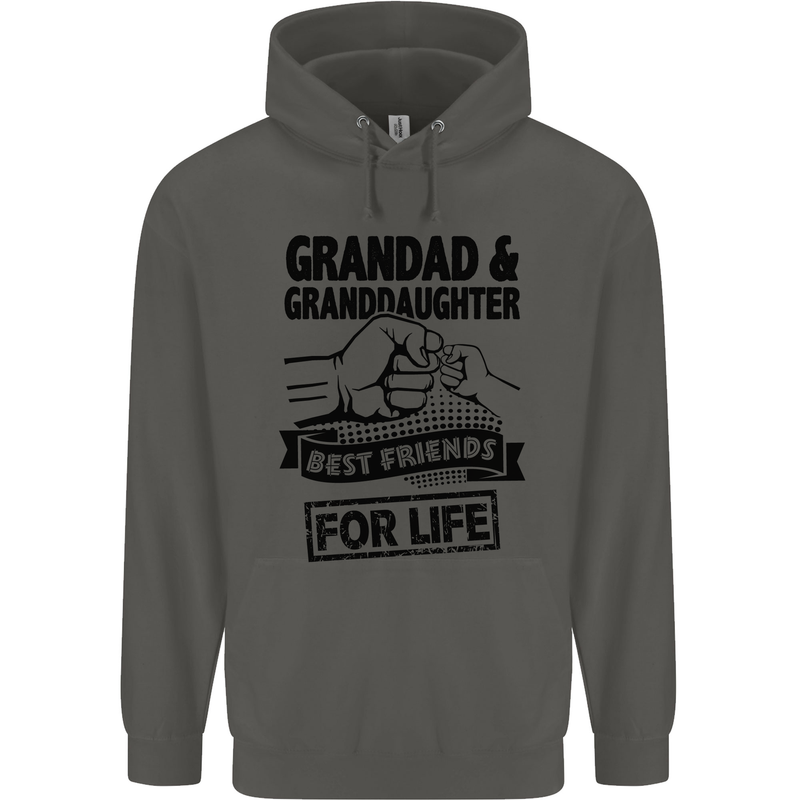 Grandad and Granddaughter Grandparent's Day Childrens Kids Hoodie Storm Grey