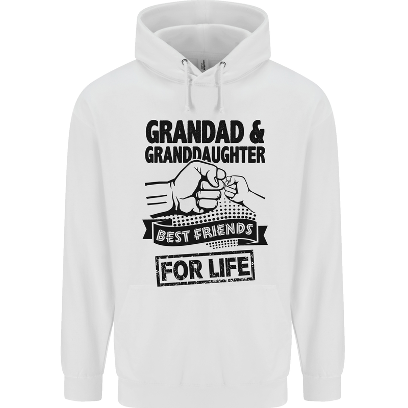 Grandad and Granddaughter Grandparent's Day Childrens Kids Hoodie White