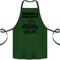 Grandad and Granddaughter Grandparent's Day Cotton Apron 100% Organic Forest Green
