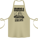 Grandad and Granddaughter Grandparent's Day Cotton Apron 100% Organic Khaki