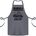 Grandad and Granddaughter Grandparent's Day Cotton Apron 100% Organic Steel