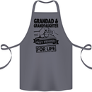 Grandad and Granddaughter Grandparent's Day Cotton Apron 100% Organic Steel