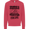 Grandad and Granddaughter Grandparent's Day Kids Sweatshirt Jumper Heliconia